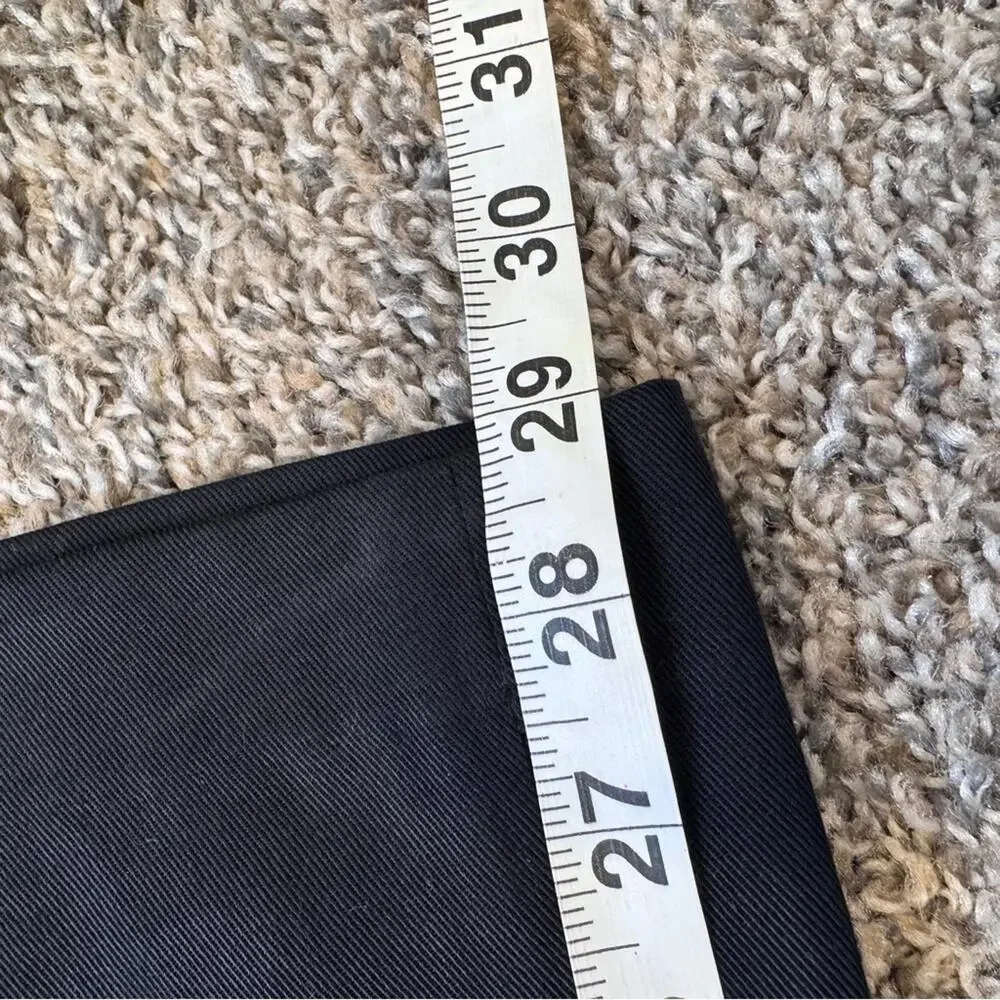 J Crew Black Straight Leg High Rise Trouser Dress Pants Womens 8 Preppy Office